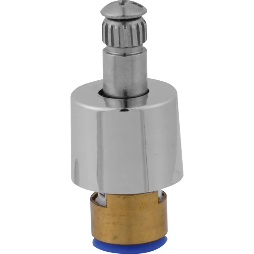 1015 - M18 Reparo 18mm 1-4 de volta cromado para torneira com parafuso e capacete