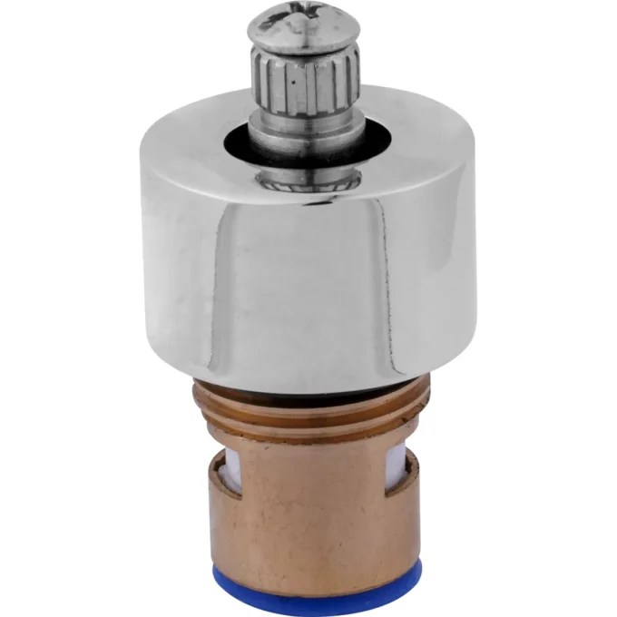 1015 M22 Reparo 22mm 1-4 volta cromado para torneira com parafuso e capacete