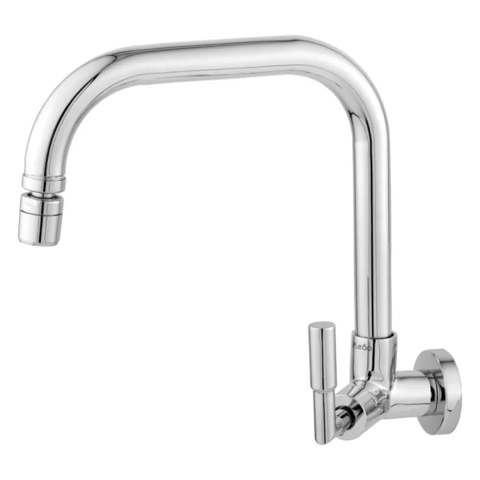 2028 - Torneira Cozinha Parede Arejador Articulado Shine Thin