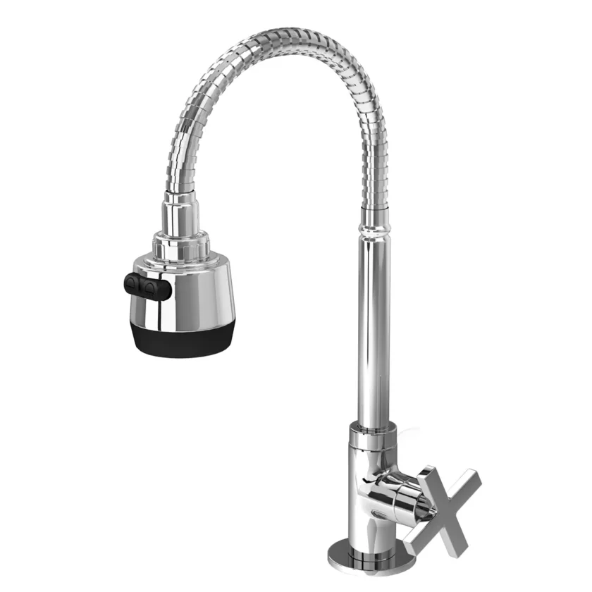 3367 - Torneira Cozinha Mesa Bica Flexível Gourmet - C44