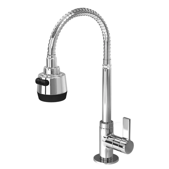 3367 - Torneira Cozinha Mesa Bica Flexível Gourmet - C70