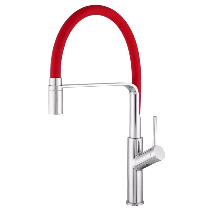 4467 - Misturador Monocomando Cozinha de Mesa Bica Alta Cano Flexível Color