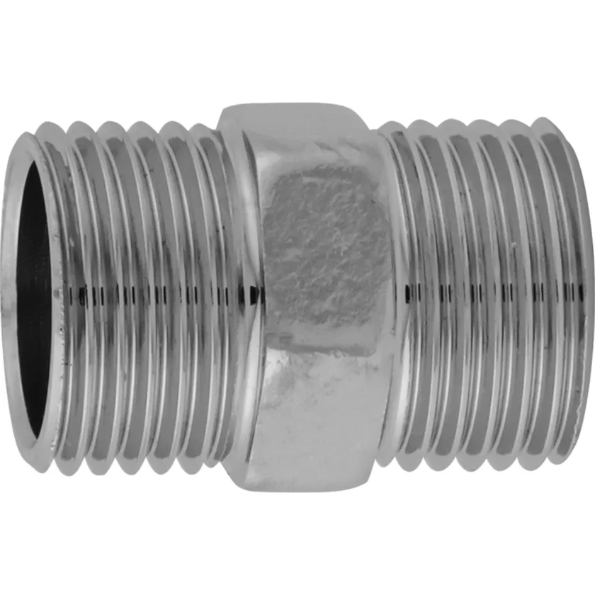 5052 - Niple duplo cromado 1-2 DN 15