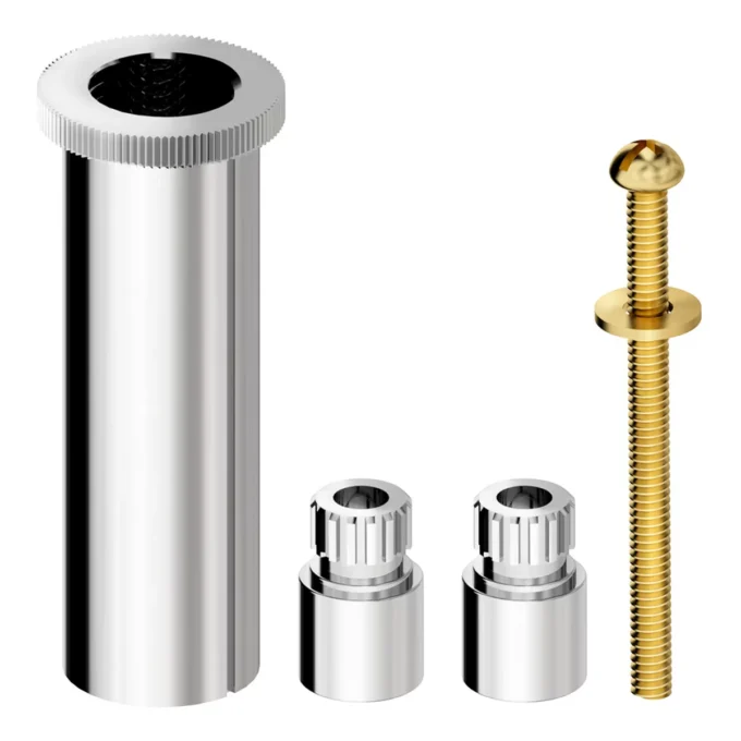 5053 - Prolongador para registro preme ABS estria de latão padrão Deca 20mm