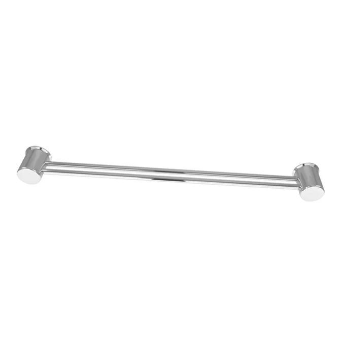 16112 - POrta toalha banho duplo metal cromado luxo