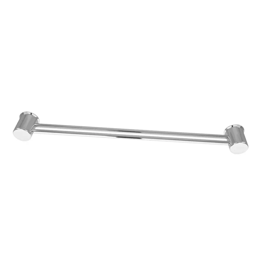 16112 - POrta toalha banho duplo metal cromado luxo
