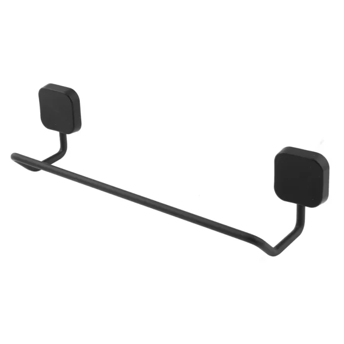 17916 - PORTA TOALHA ROSTO PRETO GUT