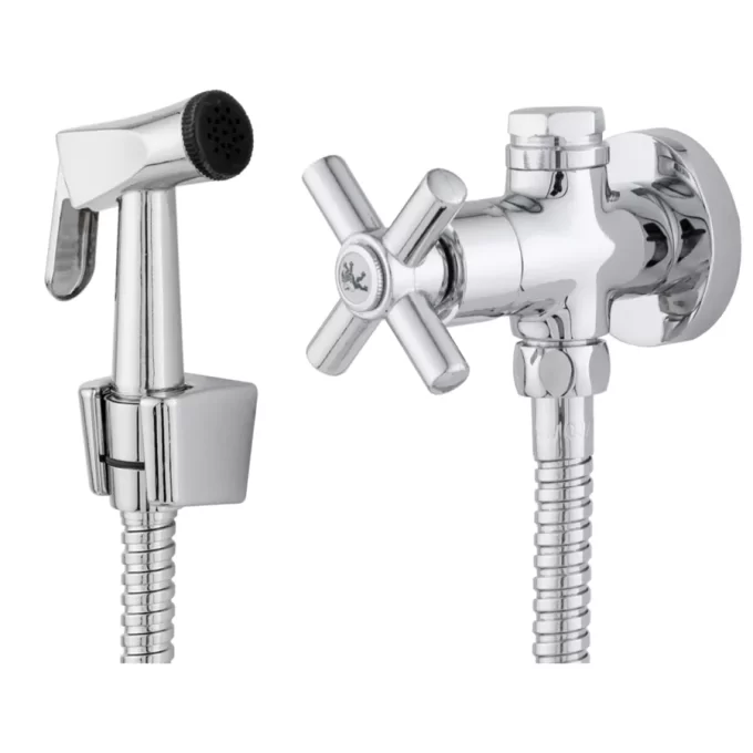 1803 - Ducha higienica com registro de derivação 120cm gatilho metal