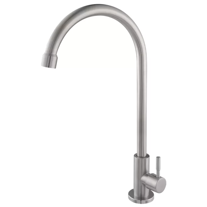 3291 - Torneira lavatório mesa geiratório bica alta aço inox 304