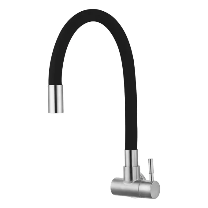 6093 - Torneira cozinha parede aço inox 304 color cinza