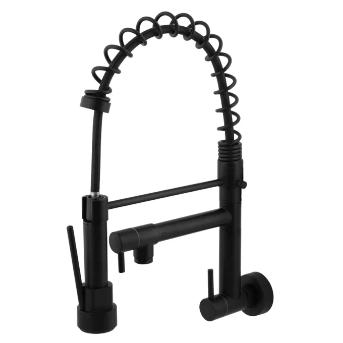 3264 - Torneira cozinha de parede gourmet black