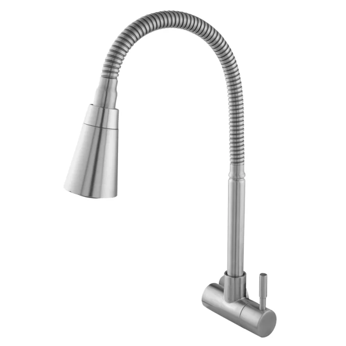 3293 - Torneira cozinha parede giratório gourmet aço inox 304