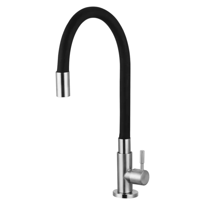6092 - Torneira cozinha mesa aço inox 304 - color black
