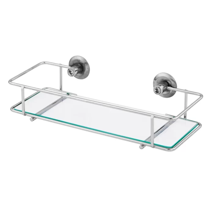 16106 - Porta Shampoo retangular metal 30cm