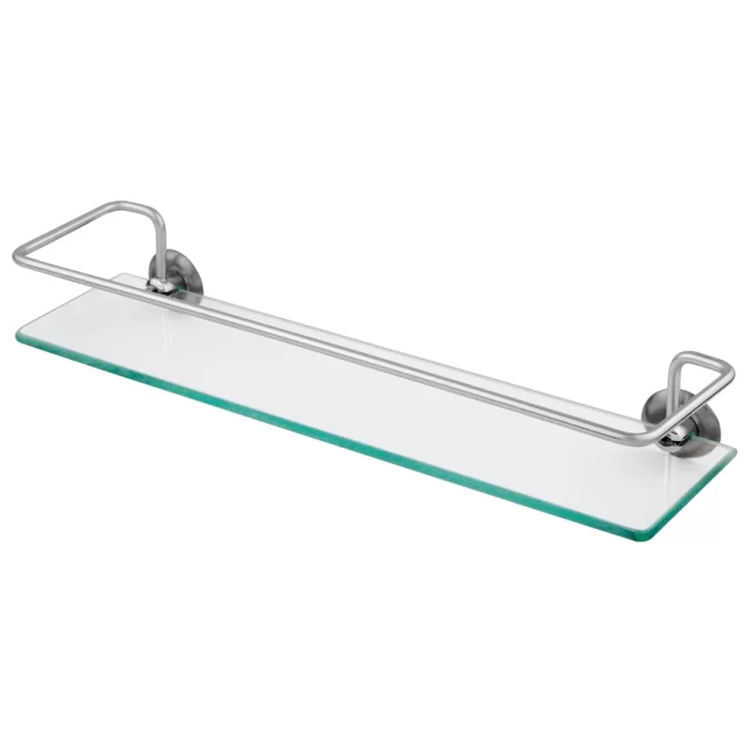 17018 - Porta shampoo retangular aluminio 40cm