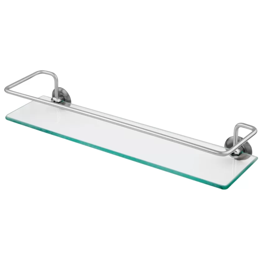 17018 - Porta shampoo retangular aluminio 40cm
