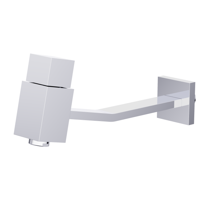 4020 - Torneira Lavatório Parede Slim Square