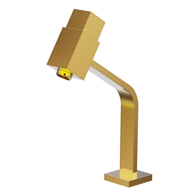 8040 - Torneira Lavatório Mesa Slim Square - Golden