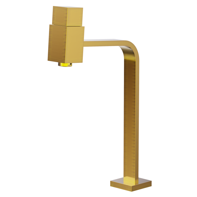 8050 - Torneira Lavatório Mesa Slim Square - Golden