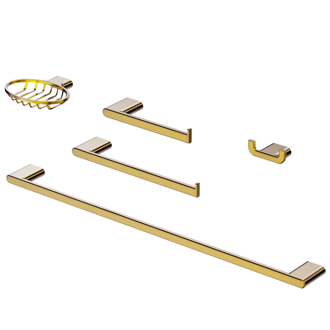 82300 - Kit Acessórios para Banheiro - Golden