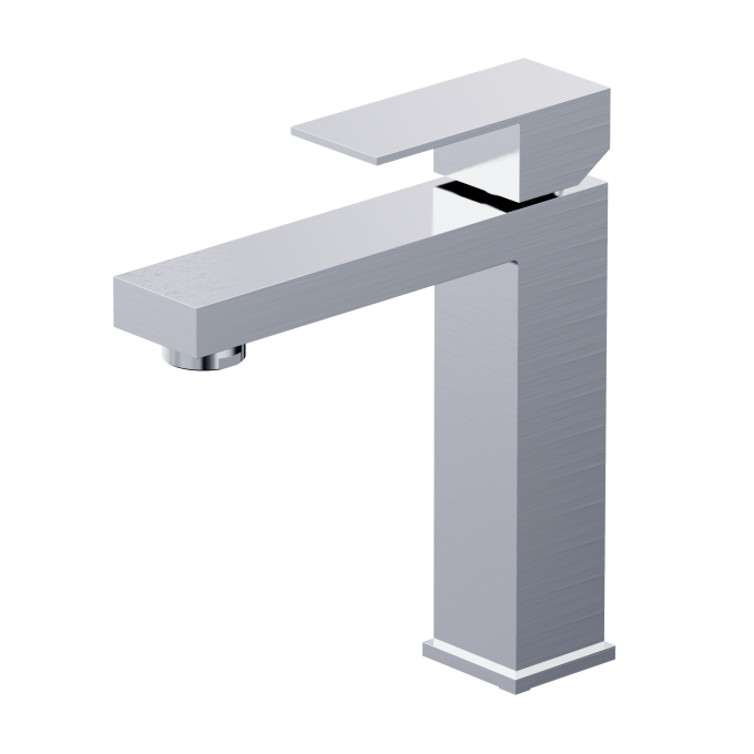 8240 - Torneira Lavatório Baixa Quadrada